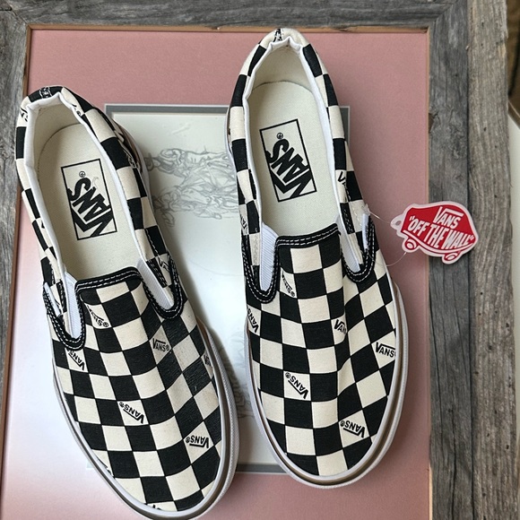 Vans Shoes Vans Slip On Stacked Platform Checkerboard Poshmark